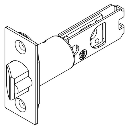 Kwikset UL Square Corner Deadlatch 2-3/4" Dark B 84292-11P